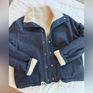 DU/ER Women’s Sherpa-Lined Denim Jacket